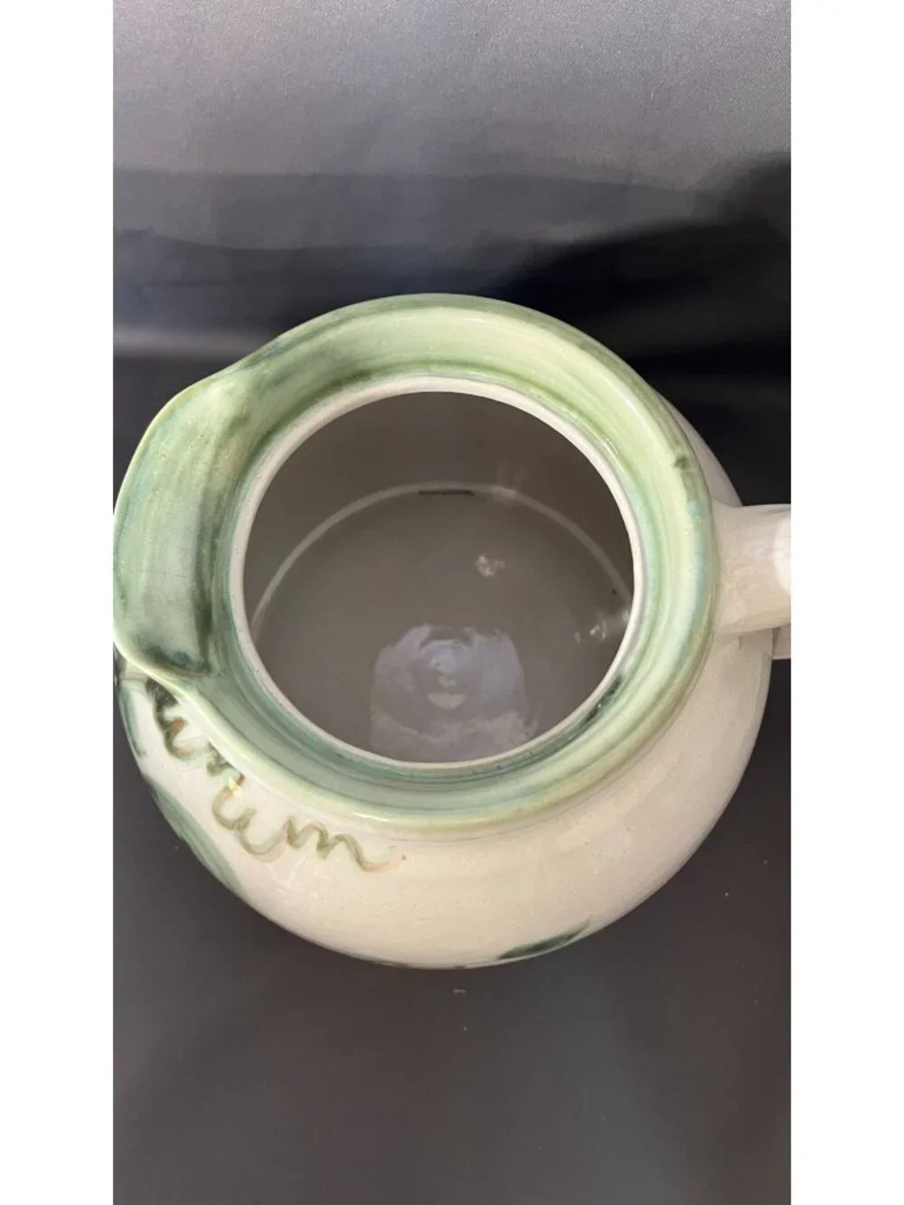 John B. Taylor Handcrafted Pottery Pitcher/Bean Pot With Lid – Harvest Theme